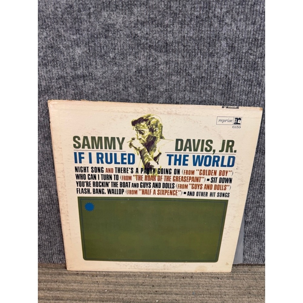 Sammy Davis Jr If I Ruled The World Vinyl LP Reprise R-6159 Mono Broadway Hits